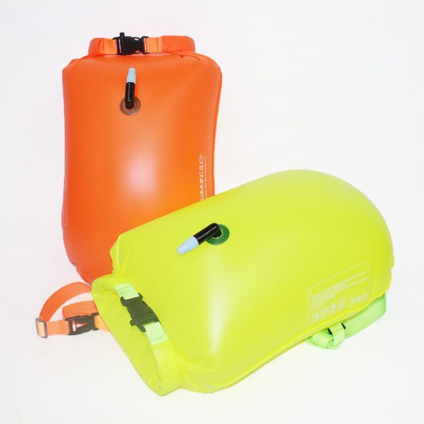 Swim Belts Swim Buoy Swimming Lifesaving Drifting Bag Highly Visible Buoy Float For Open Water, Safe Swim Training, Swimmers, Triathletes, Kayakers, Snorkelers Rose Red