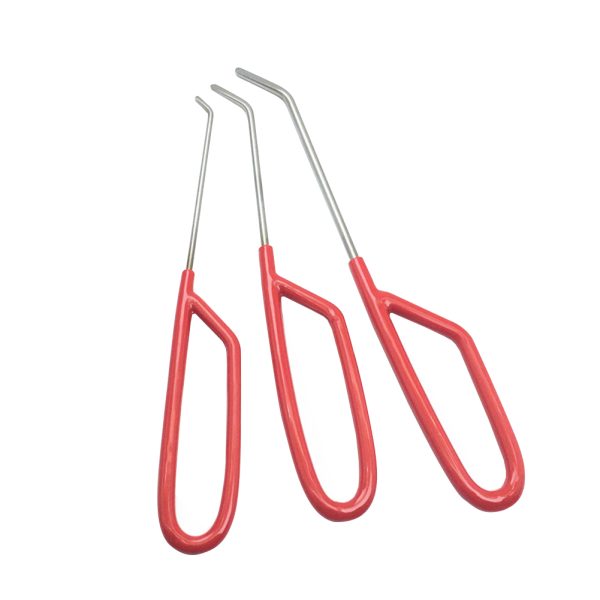 2pcs/3pcs/5/pcs Automotive Paintless Dent Repair Rods, Hail Damage Dent Remover Set, Stainless Steel Auto Dent Puller Repair Tools For Car Repairing 5 pieces